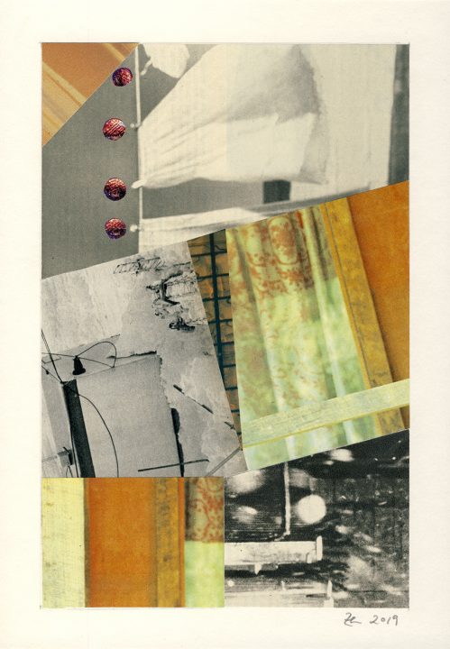 OT, abstrakte Collage von Stefan Zöllner