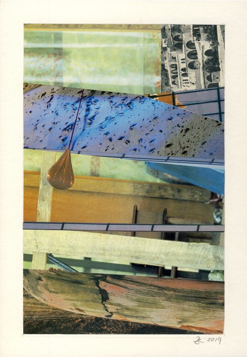 OT, abstrakte Collage von Stefan Zöllner