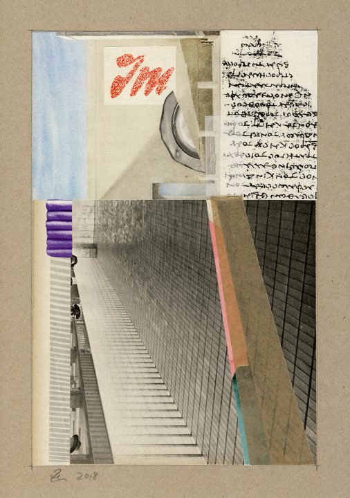 IM, abstrakte Collage von Stefan Zöllner